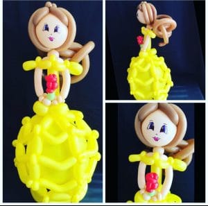 beauty and the beast belle balloon model